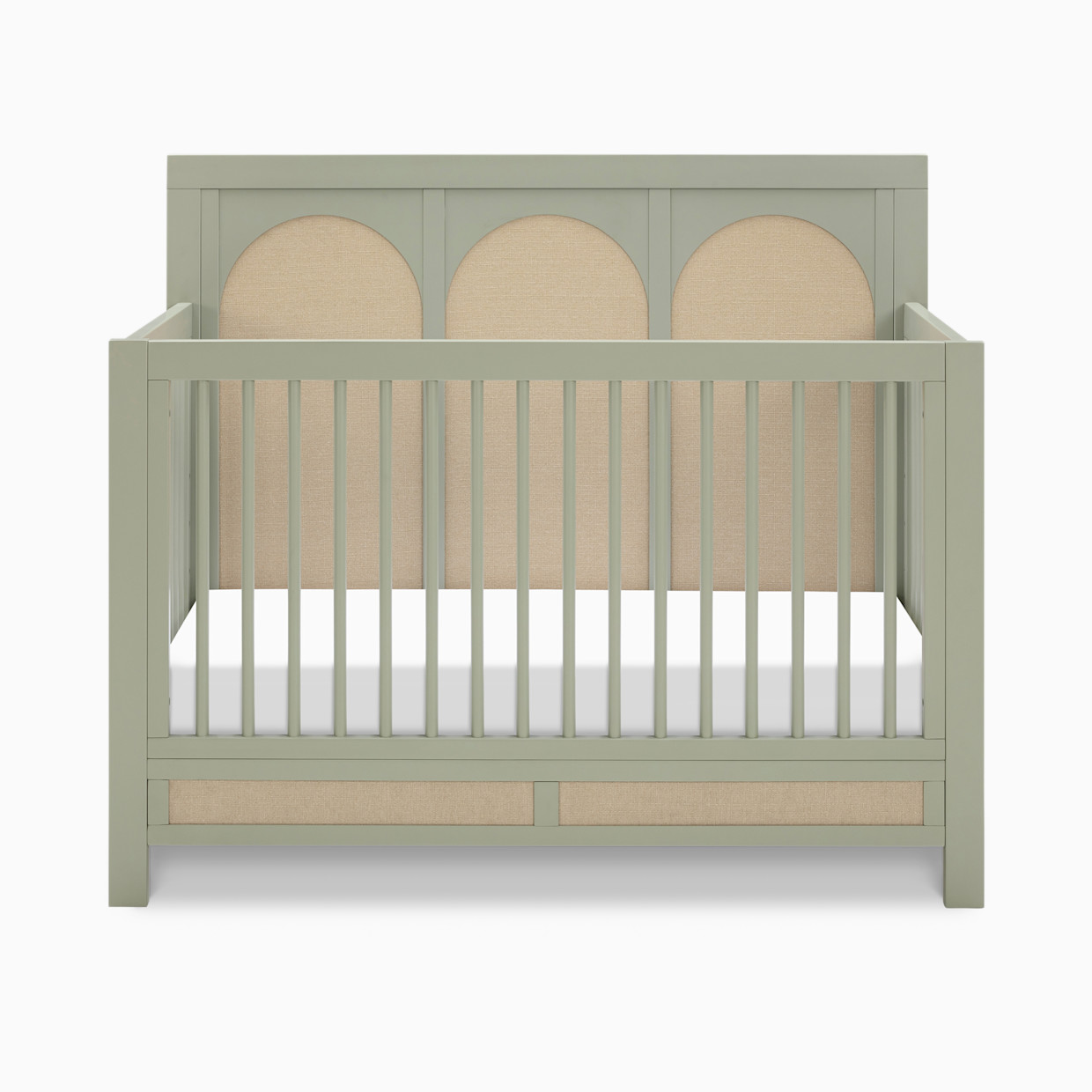 Namesake Eloise 4-in-1 Convertible Crib - French Sage And Performance Sand Eco-Weave.