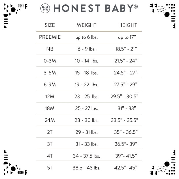 Honest Baby Clothing Kids Heather Grey Fair Isle "Fam Jam" 2 Piece Matching Family Pajama Set - Falling Snowflakes, X-Large.
