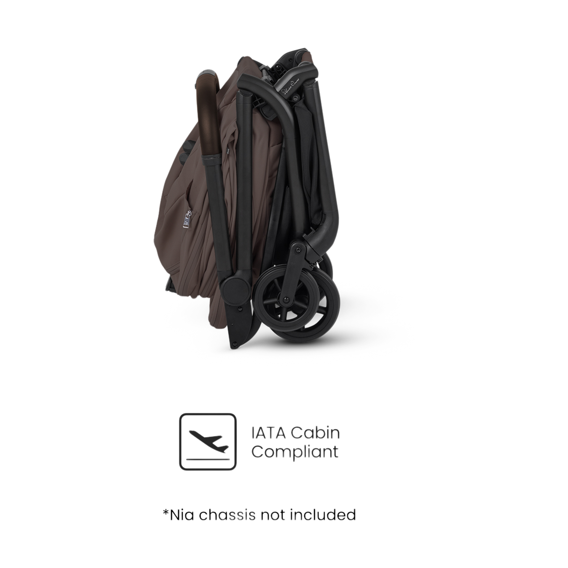 Silver Cross Nia Compact Bassinet - Chocolate.