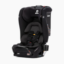 Diono Radian 3RXT SafePlus, 4-in-1 Convertible Car Seat, Rear and Forward Facing, SafePlus Engineering, 3 Stage Infant Protection, 10 Years 1 Car Seat, Slim Fit 3 Across, Black Jet