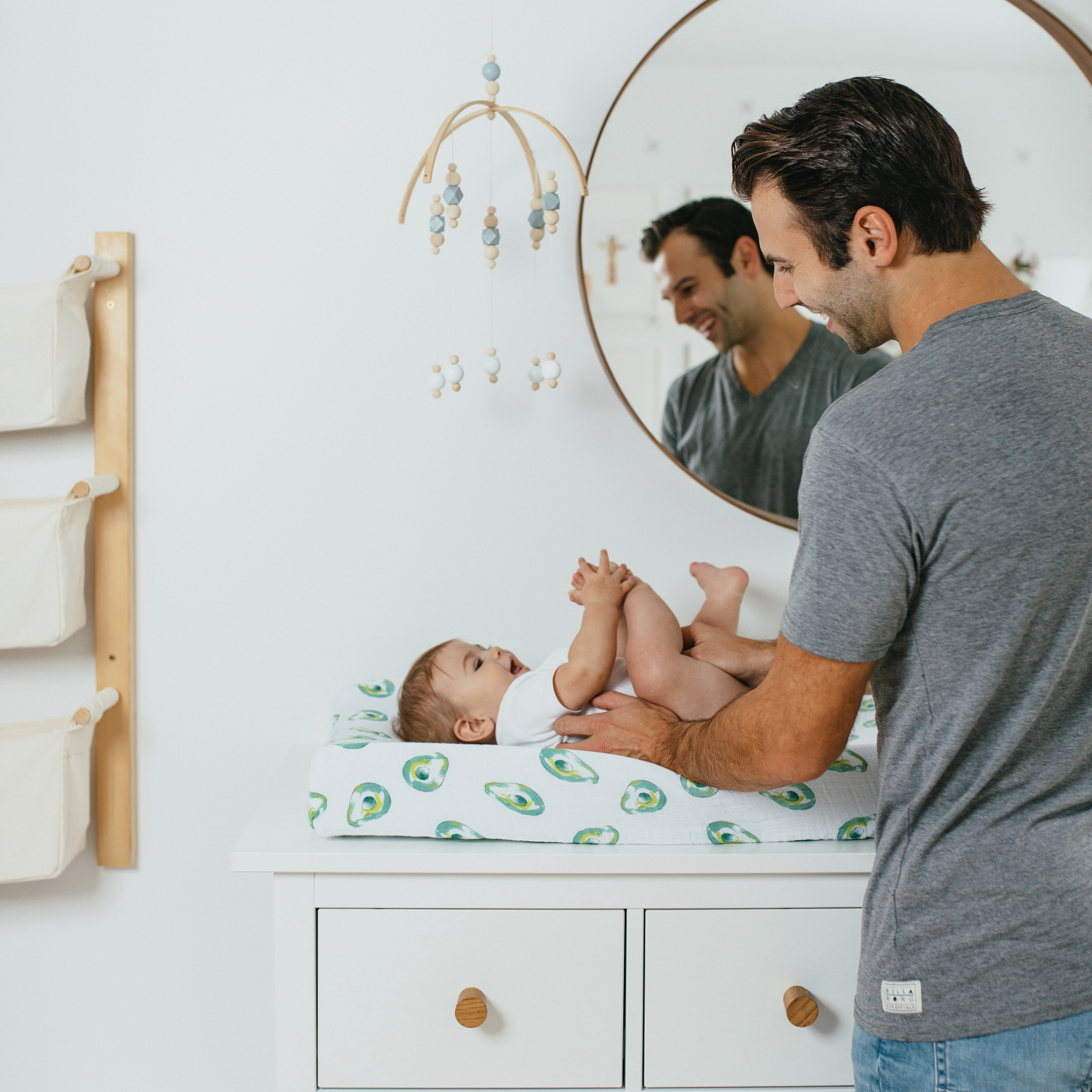 Aden + Anais Cotton Muslin Classic Changing Pad Cover Farm To Table