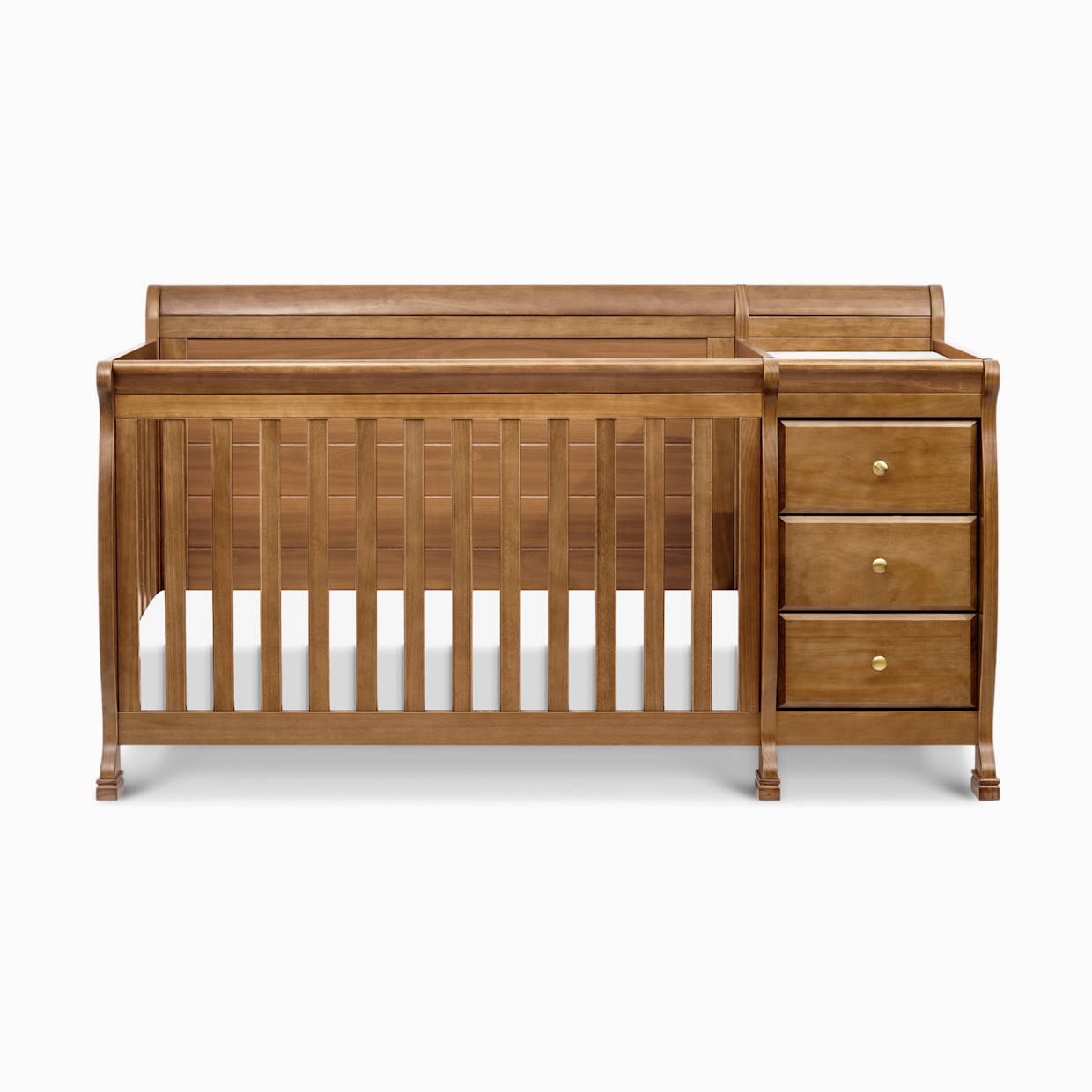 daVinci Kalani 4-in-1 Crib and Changer Combo - Chestnut.
