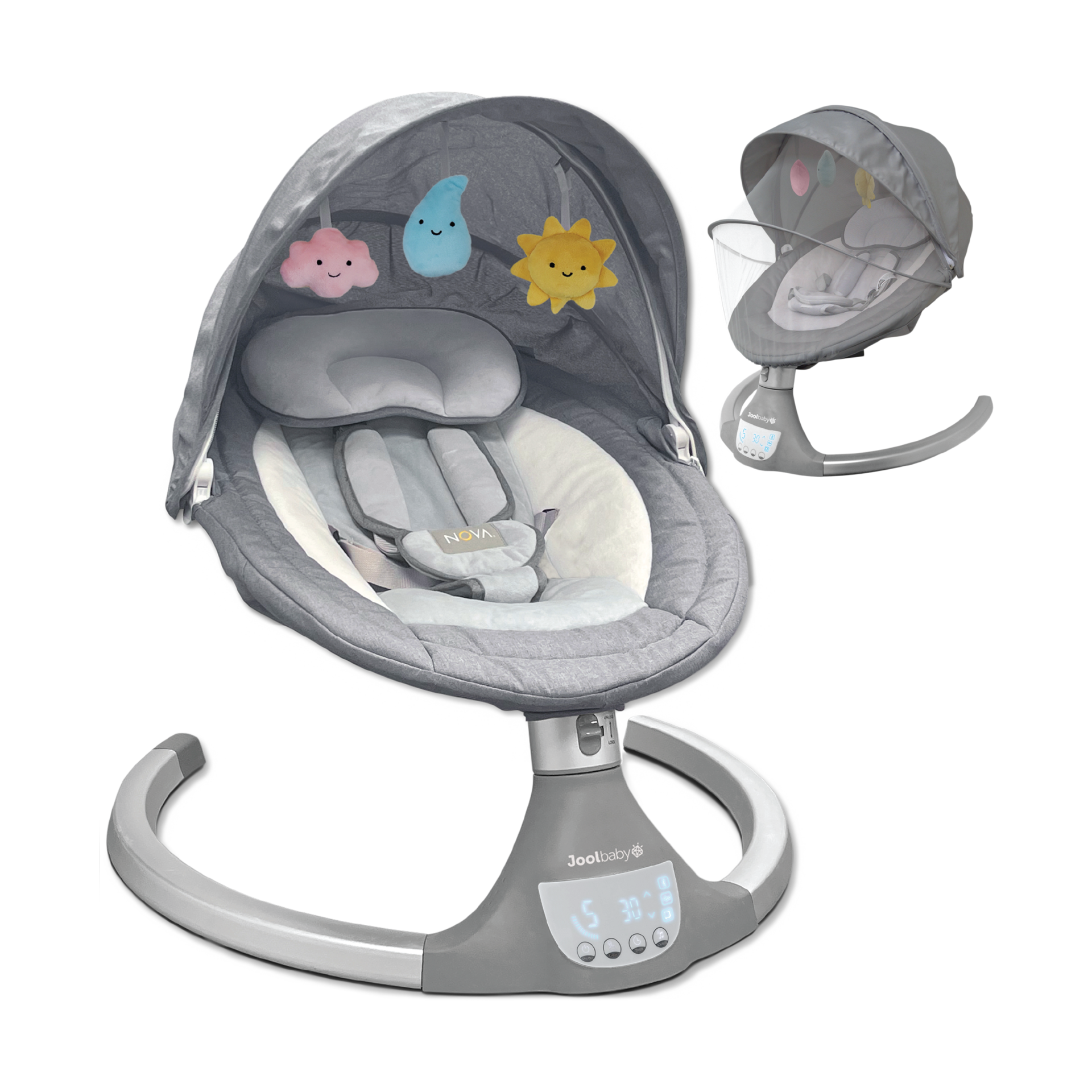 Jool Baby Nova Baby Swing Gray Babylist Shop