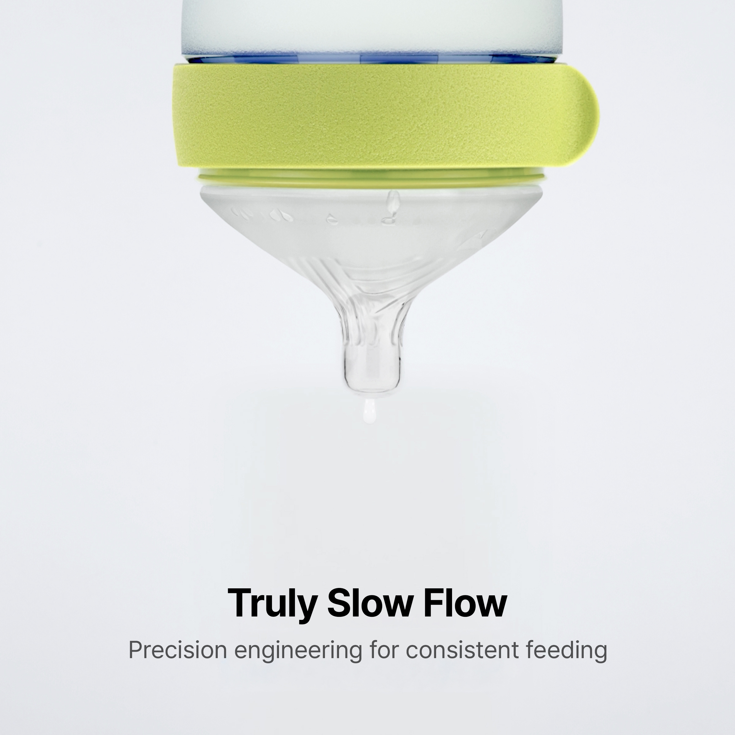 Comotomo Silicone Baby Bottle 2.0 - Green, 5 Oz, 2.