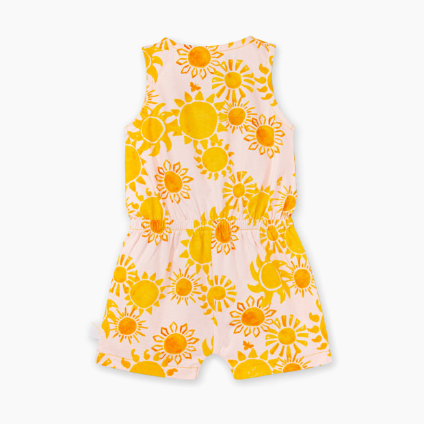 Burt's Bees Baby Organic Cotton Romper Jumpsuit - Here Comes The Sun, 0-3 Months.