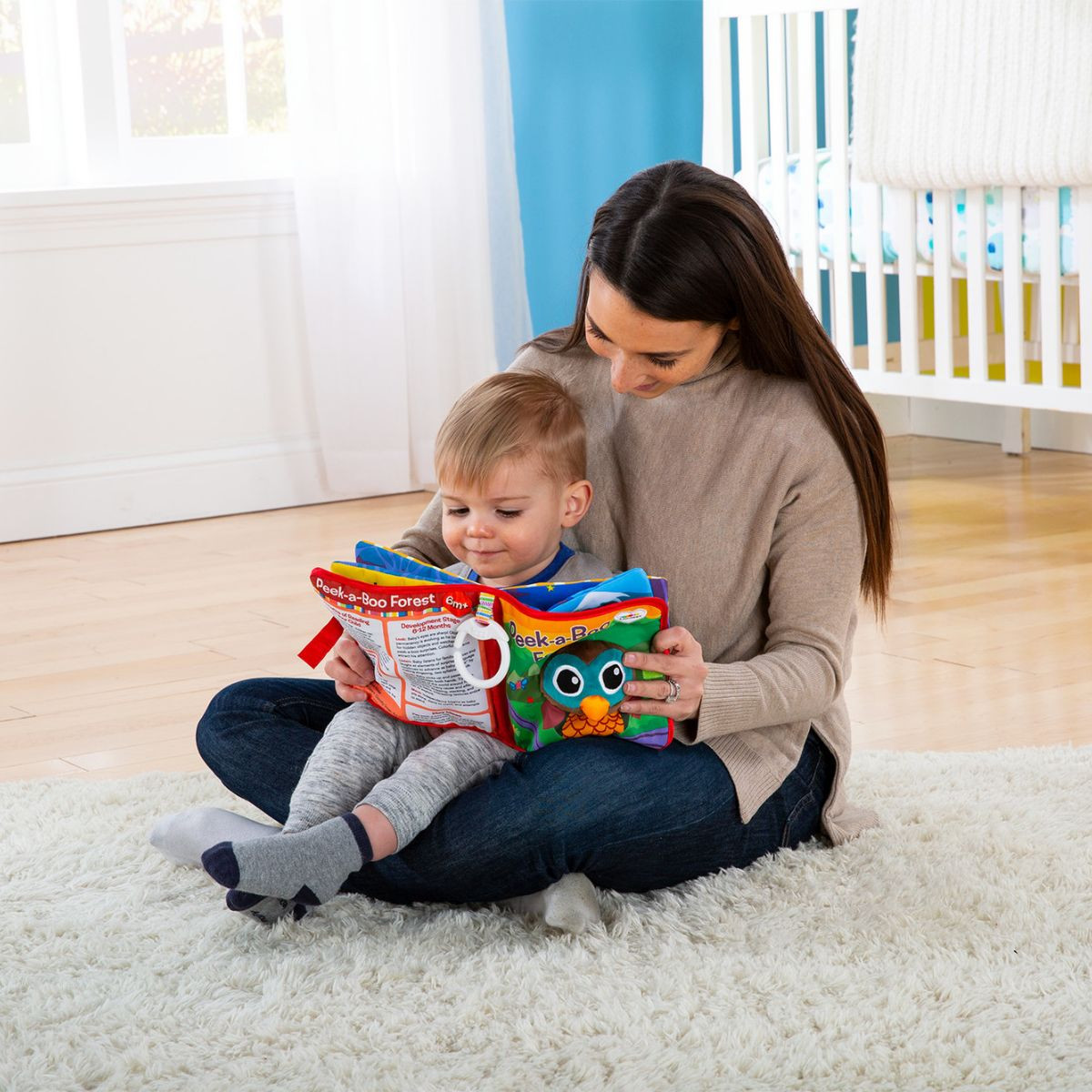 Lamaze Peek-a-Boo Forest Cloth Book.