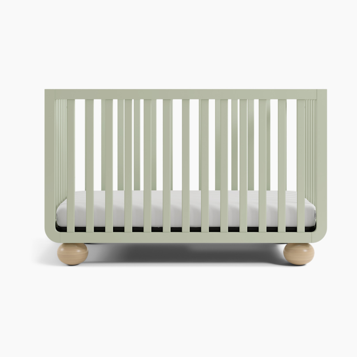 Storkcraft Amalfi Deluxe 5-in-1 Convertible Crib - Sage With Driftwood.