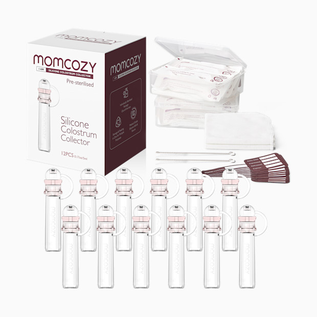 Momcozy Reusable Colostrum & Breast Milk Collector.