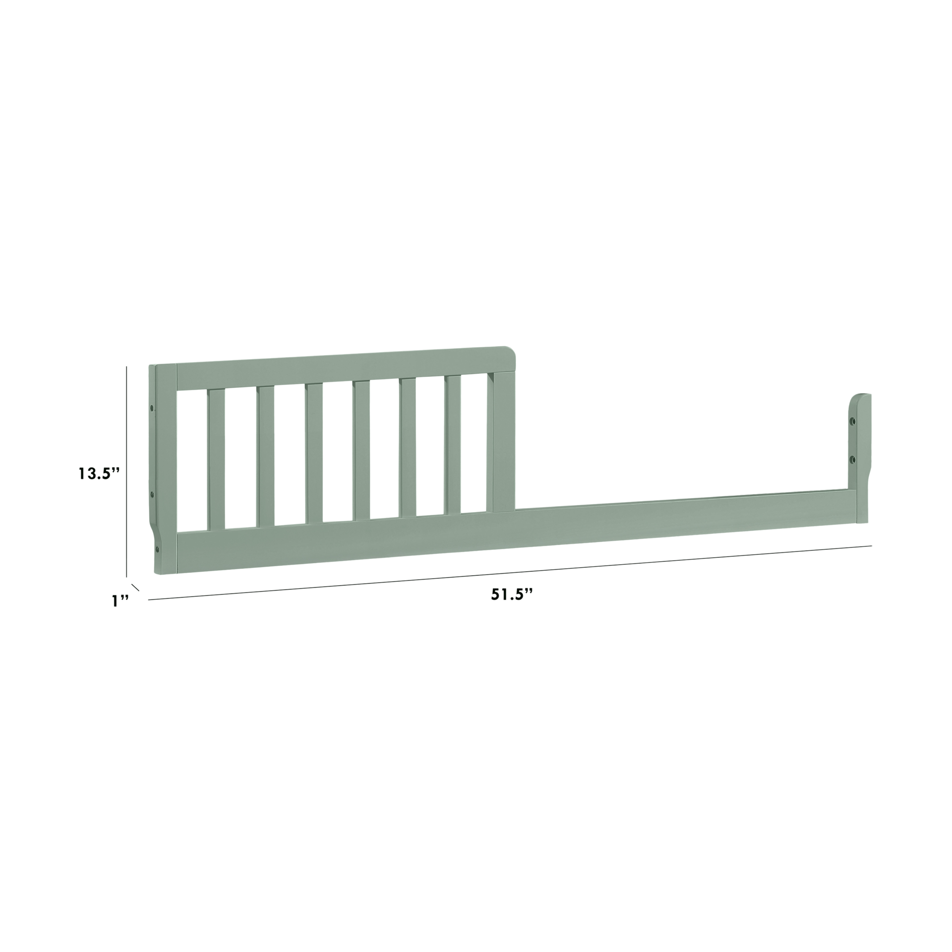 daVinci Toddler Bed Conversion Kit (M3099) - Light Sage.