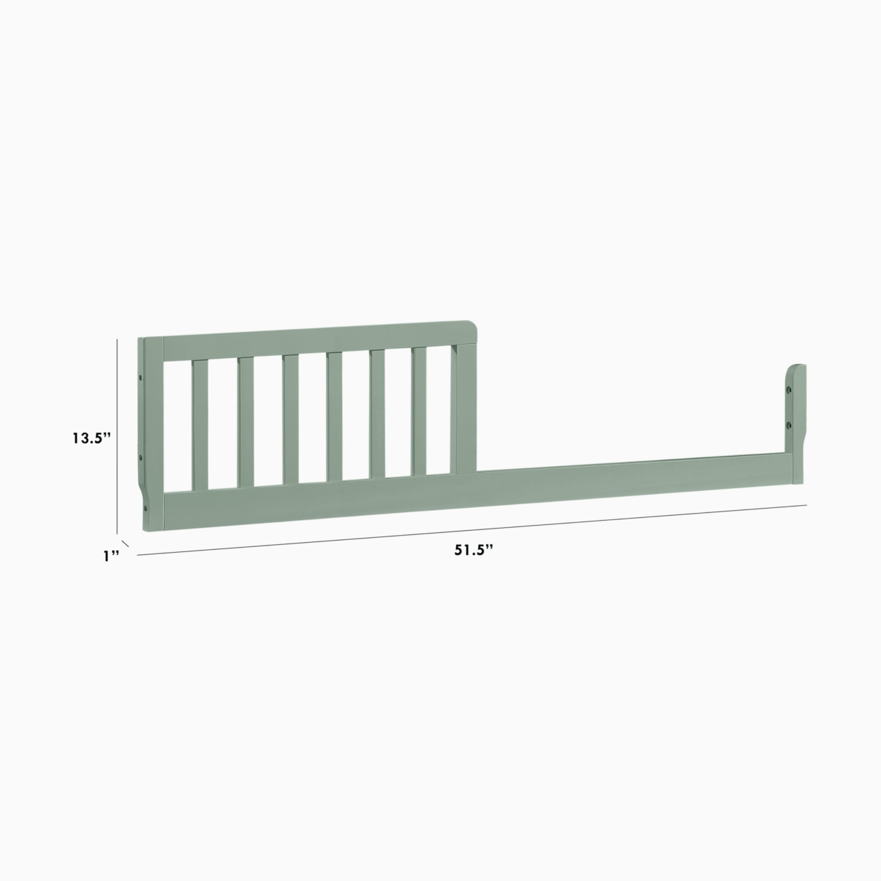 daVinci Toddler Bed Conversion Kit (M3099) - Light Sage.