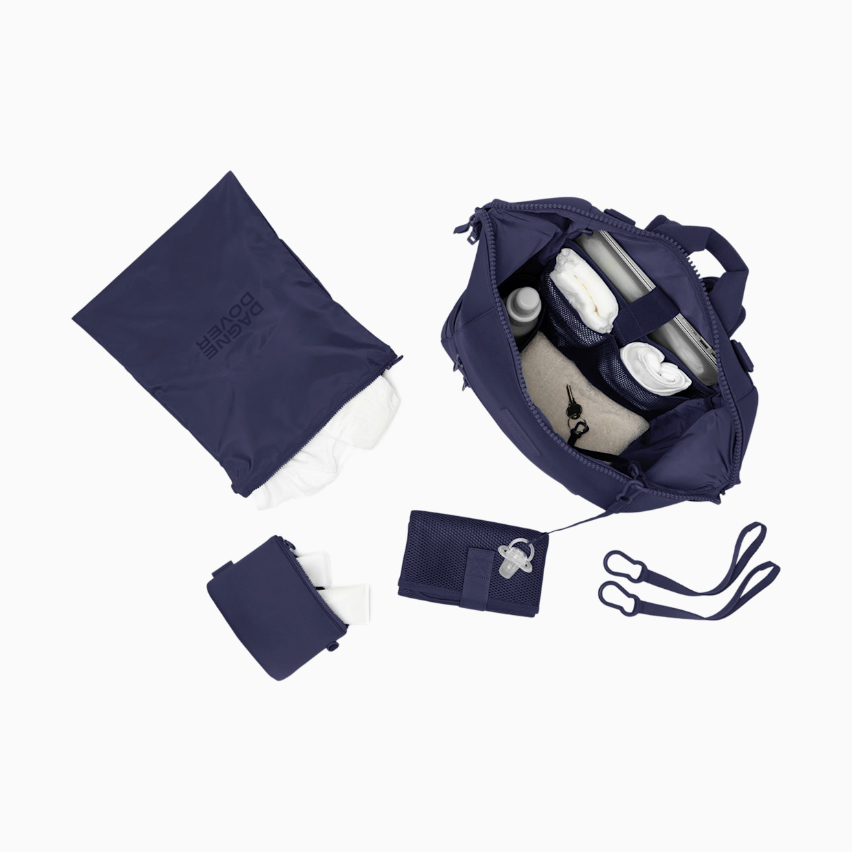 Dagne Dover Indi Diaper Bag Backpack - Storm, Large.