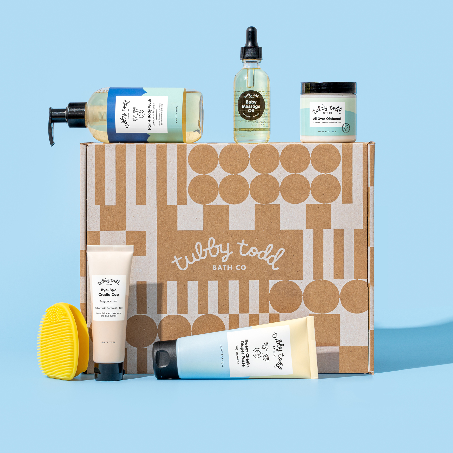 Tubby Todd Newborn Gift Set - Lavender & Rosemary.