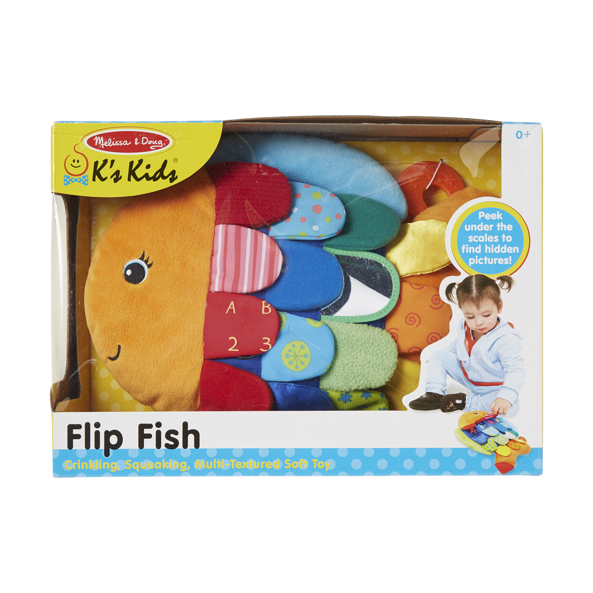 Melissa & Doug Flip Fish Baby Toy.