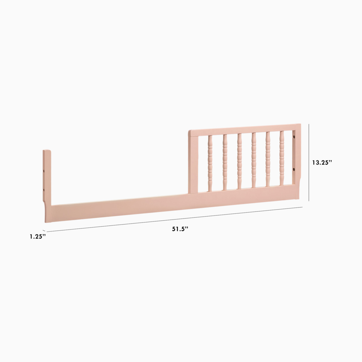 daVinci Toddler Bed Conversion Kit (M3199) - Blush Pink.