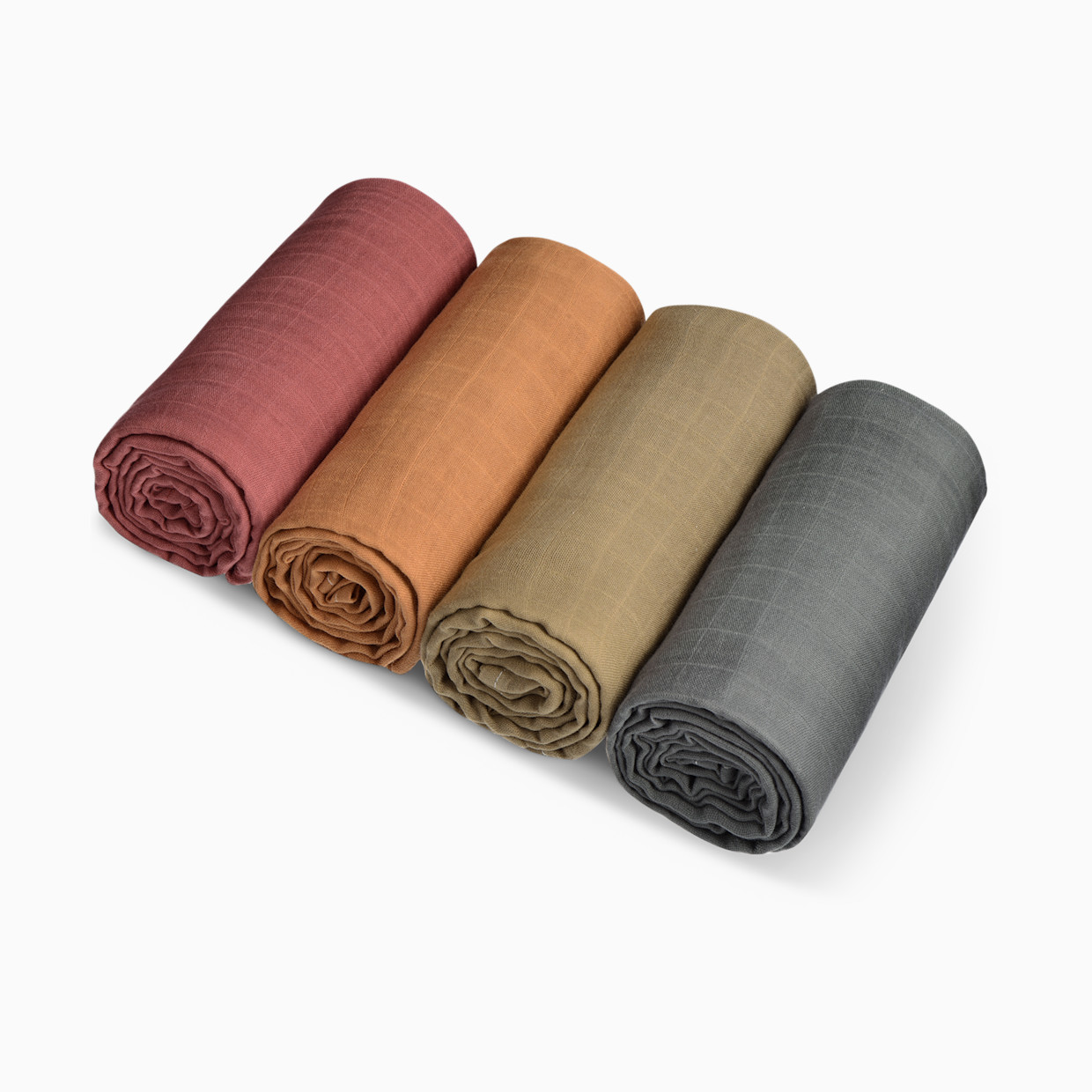 Momcozy Muslin Swaddle Blanket (4 Pack) - Warm Amber.