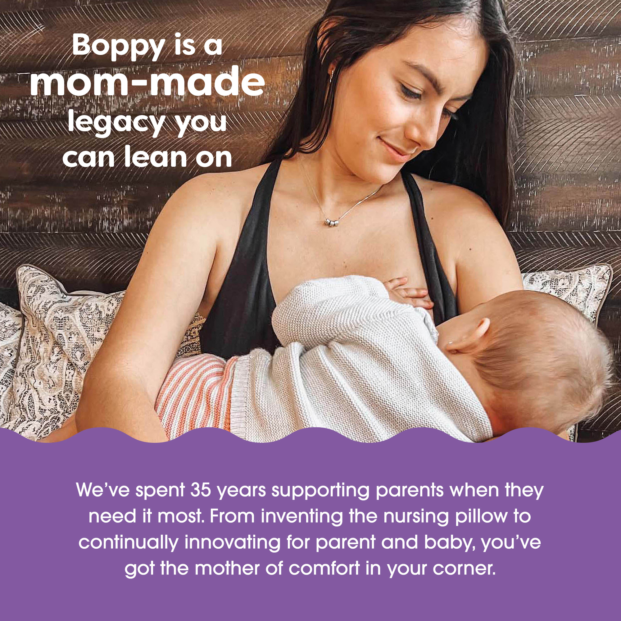 Boppy Nursing Pillow Cover - Rainbow Groovy Plaid.