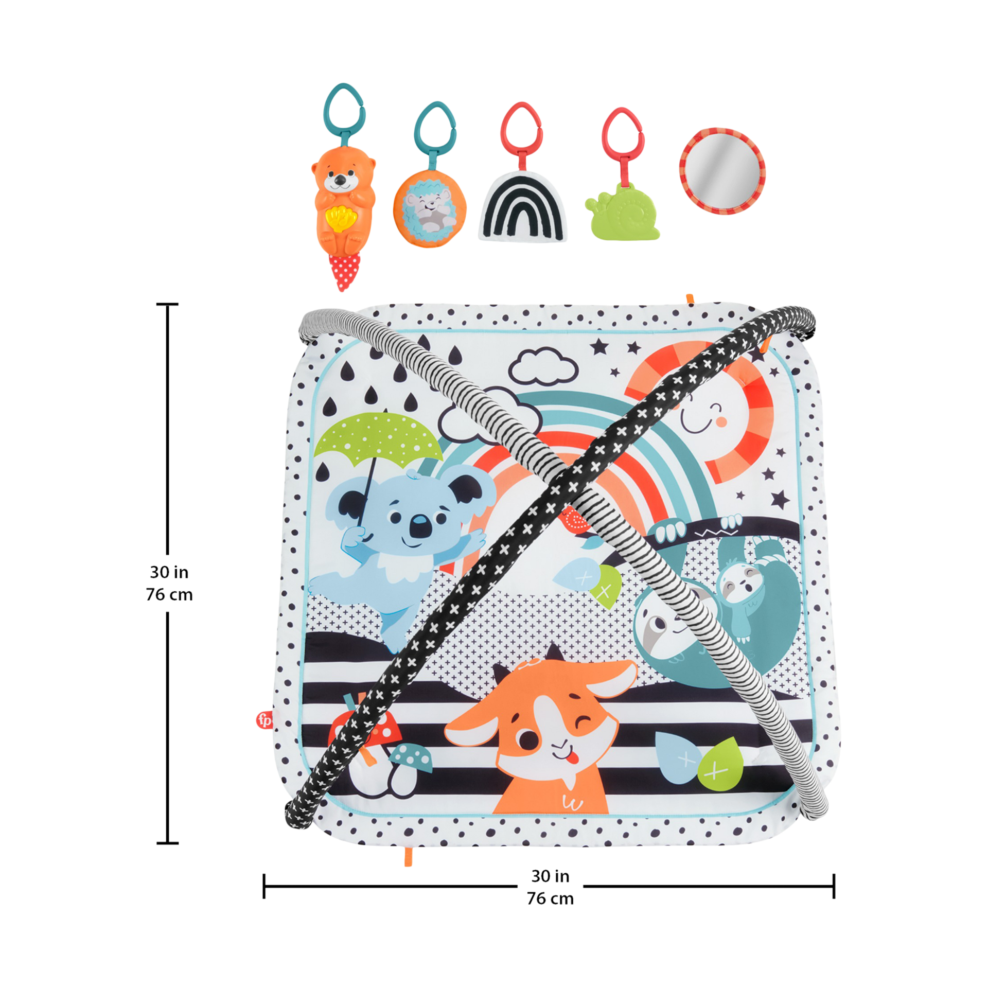 Fisher-Price 3-in-1 Music, Glow and Grow Gym.