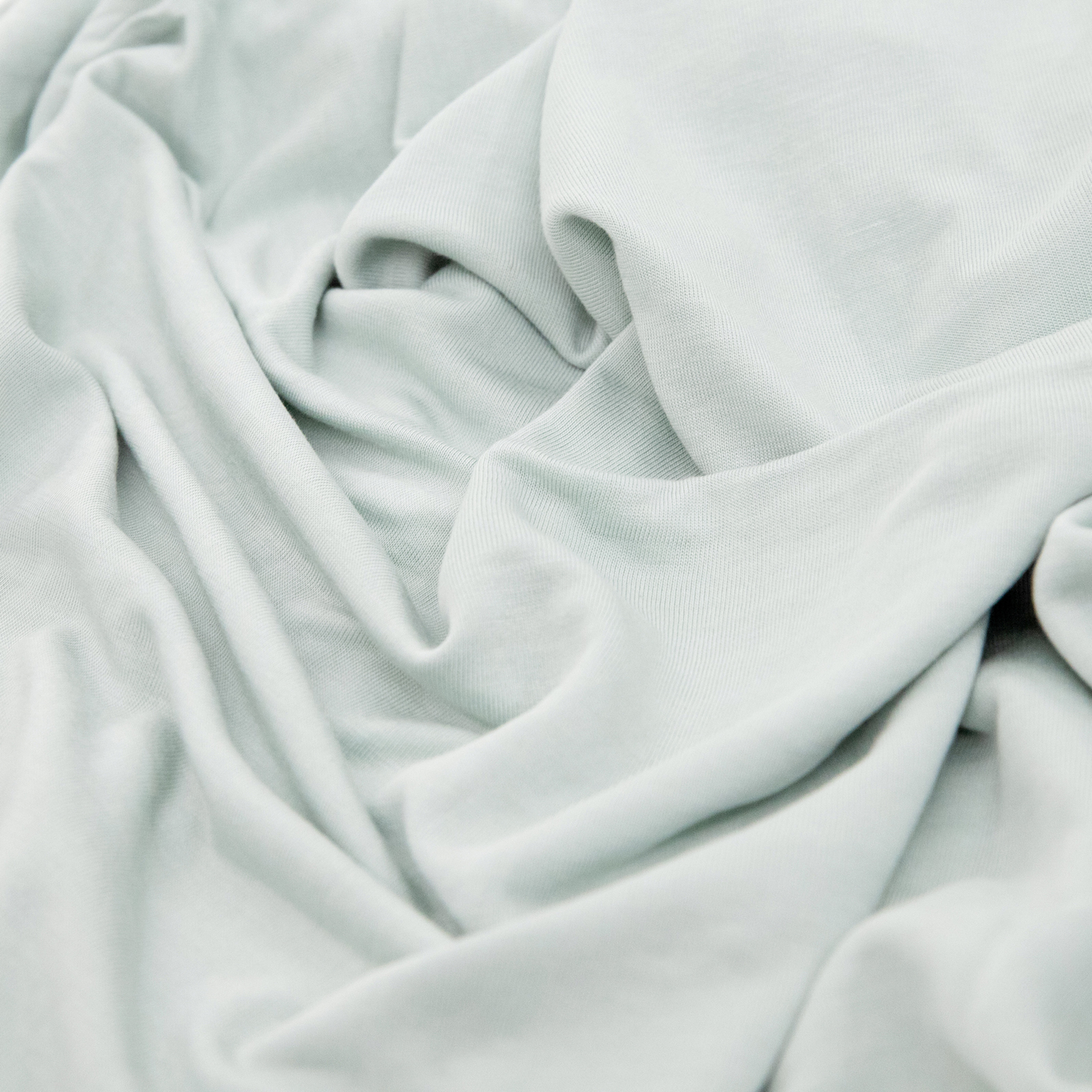 Little Unicorn Stretch Knit Hat & Swaddle Frost Green Babylist Shop