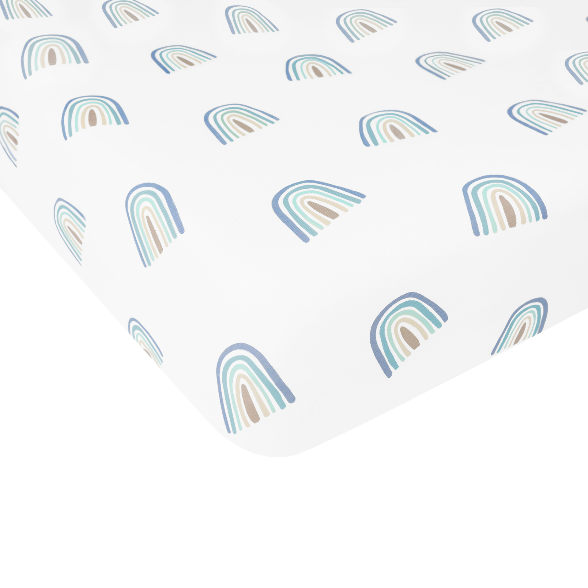 Kyte Baby Crib Sheet Slate Rainbow, One Size Babylist Shop