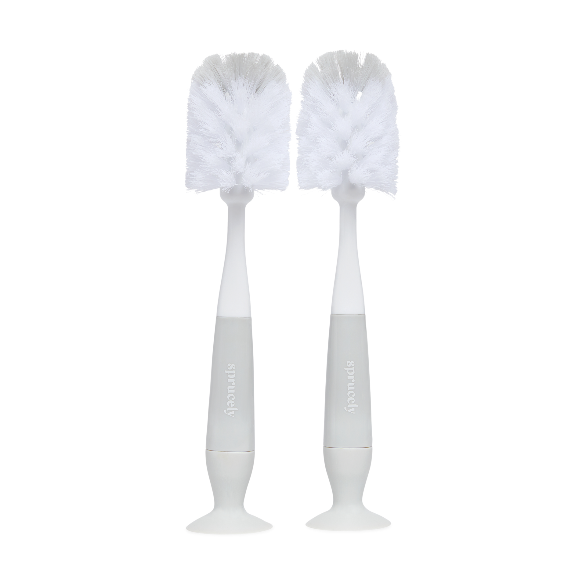 Sprucely Bottle Brush (2 Pack) - White/Grey.