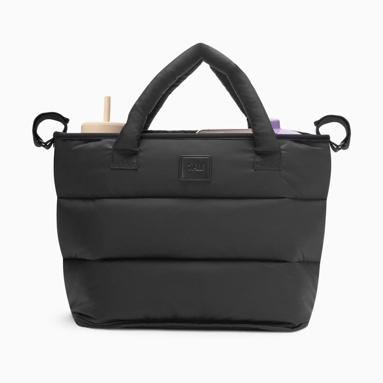 7AM Enfant Stroller Organizer - Black, Medium.