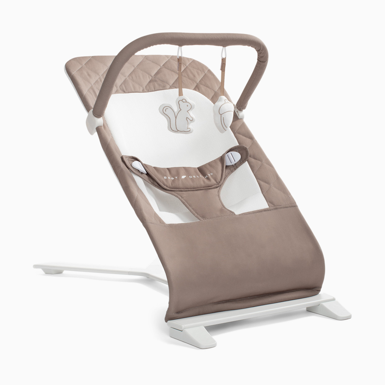 Baby Delight Alpine Deluxe Portable Bouncer - Organic Mocha.