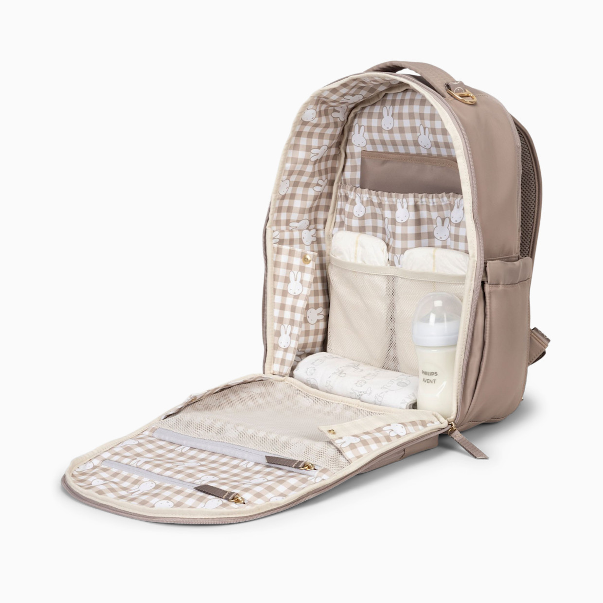 JUJUBE The Classic Backpack - Taupe Miffy.