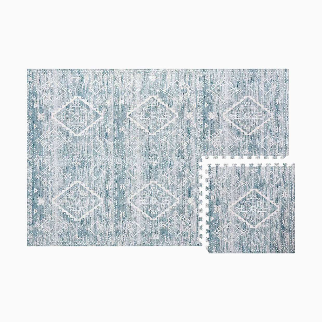 House of Noa Little Nomad Play Mat | Ula - Indigo, 8X8.