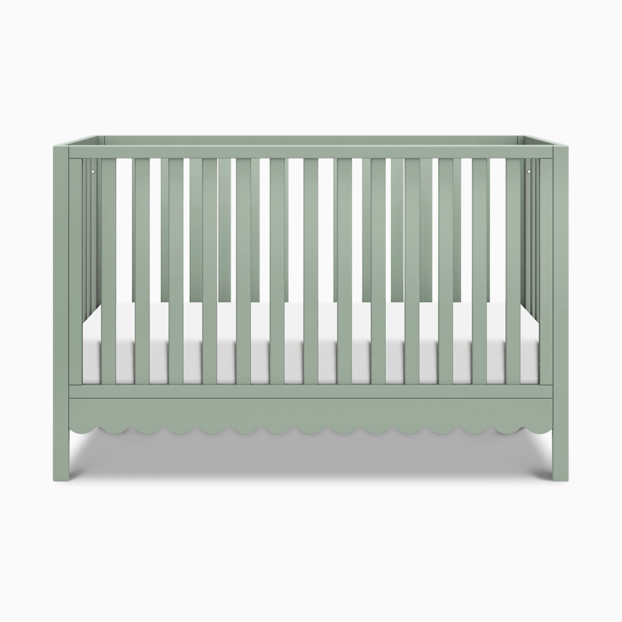 daVinci Sammy Scallop 4-in-1 Convertible Crib - Light Sage.