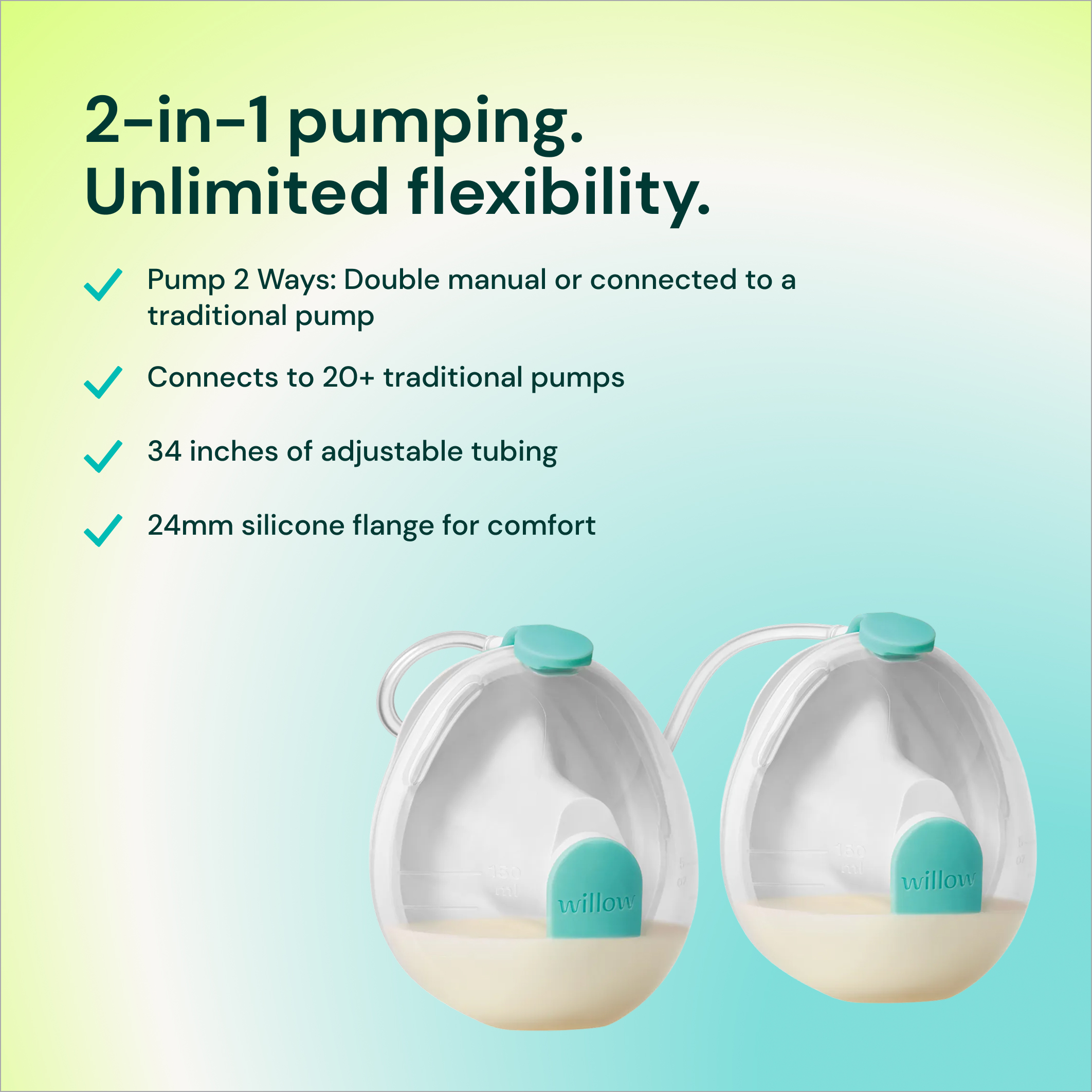 Willow Wave Collection Cups - Clear.