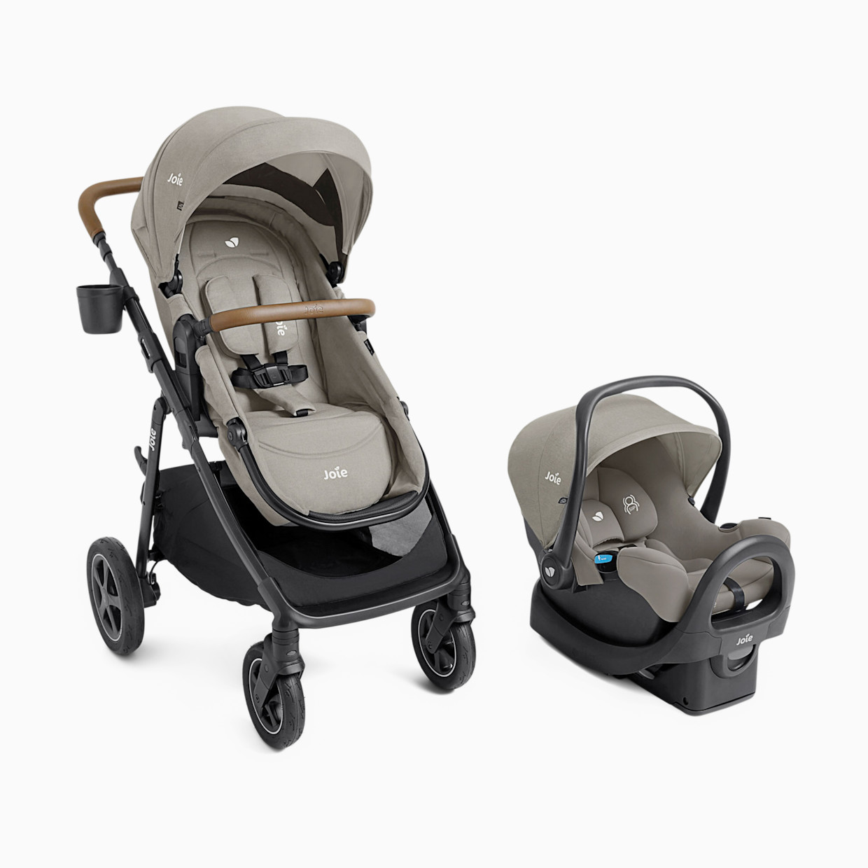 Joie Ginger DLX And Rue Travel System - Dove.