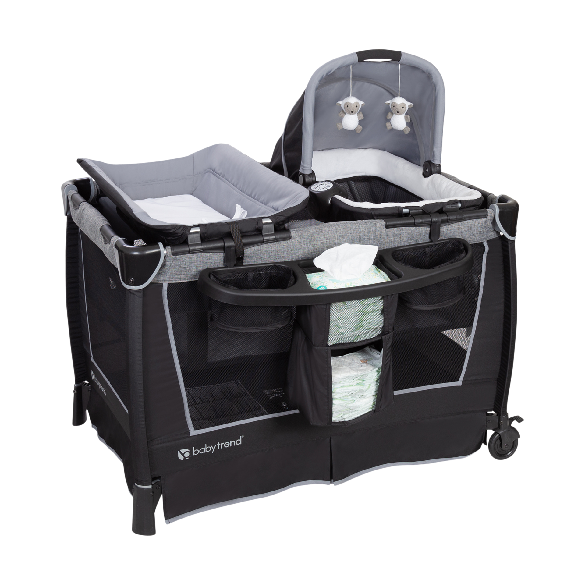 Baby Trend Retreat Twins Nursery Center.