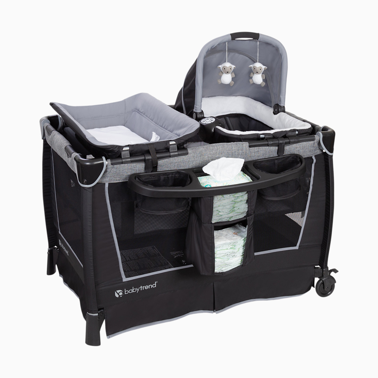 Baby Trend Retreat Twins Nursery Center - Quarry.