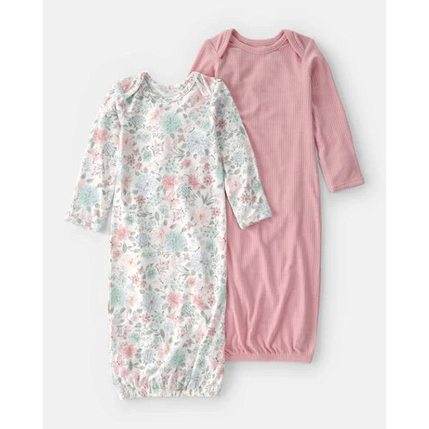Butterfly Garden PurelySoft Sleeper Gowns, 2-Pack .