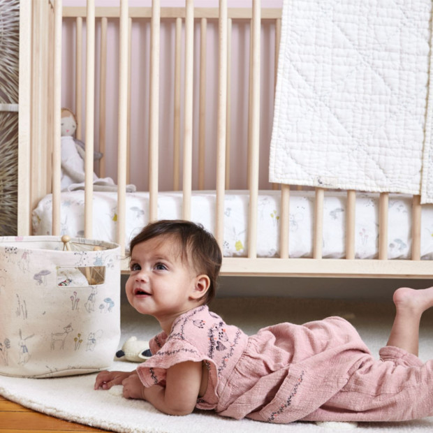 Pehr Brushed Organic Cotton Crib Sheet - Magical Forest.