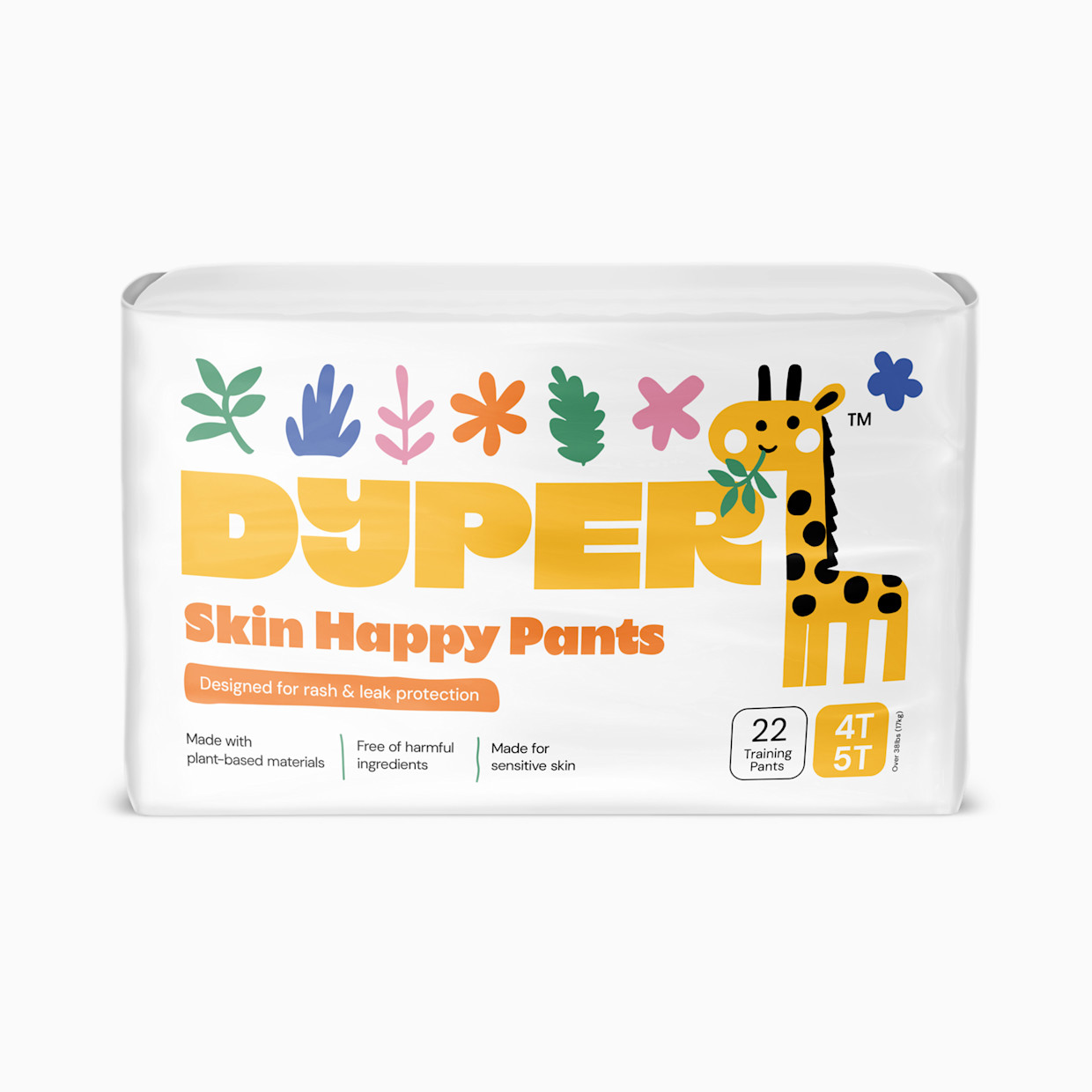 DYPER Skin Happy Training Pants - Monthly Box - Size 4 T-5 T, 4.