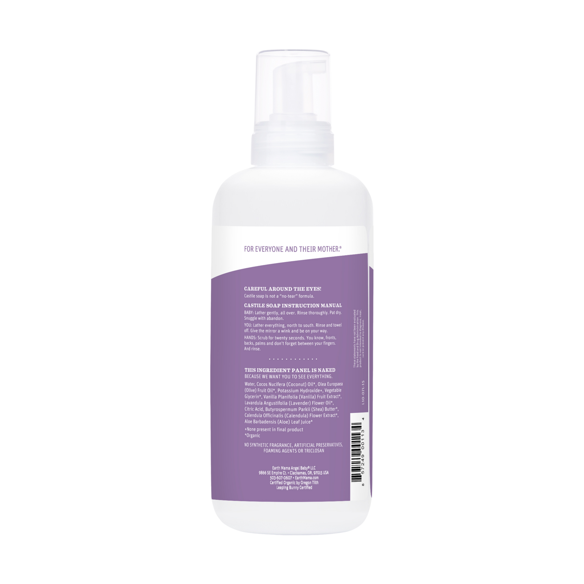 Earth Mama Baby Wash - Calming Lavender, 34 Fl Oz.