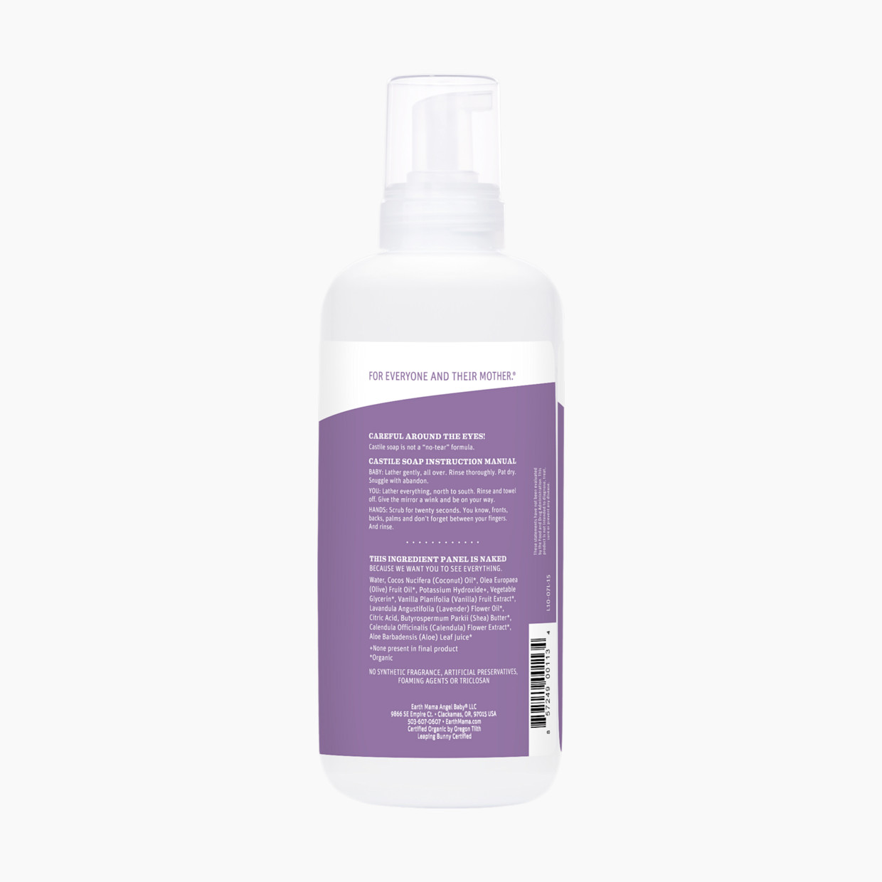 Earth Mama Baby Wash - Calming Lavender, 34 Fl Oz.