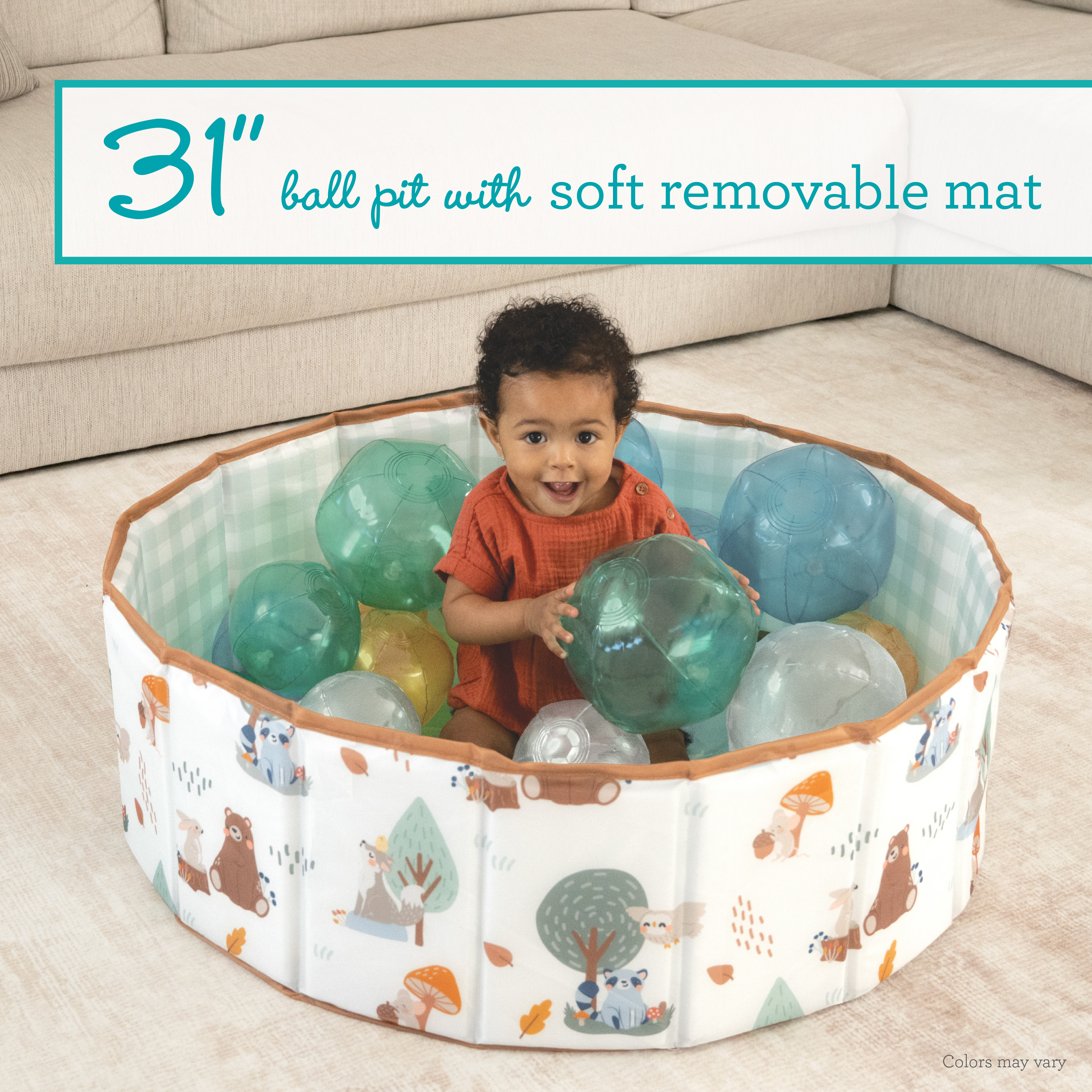 Infantino Big Fun Ball Pit - Woodland.