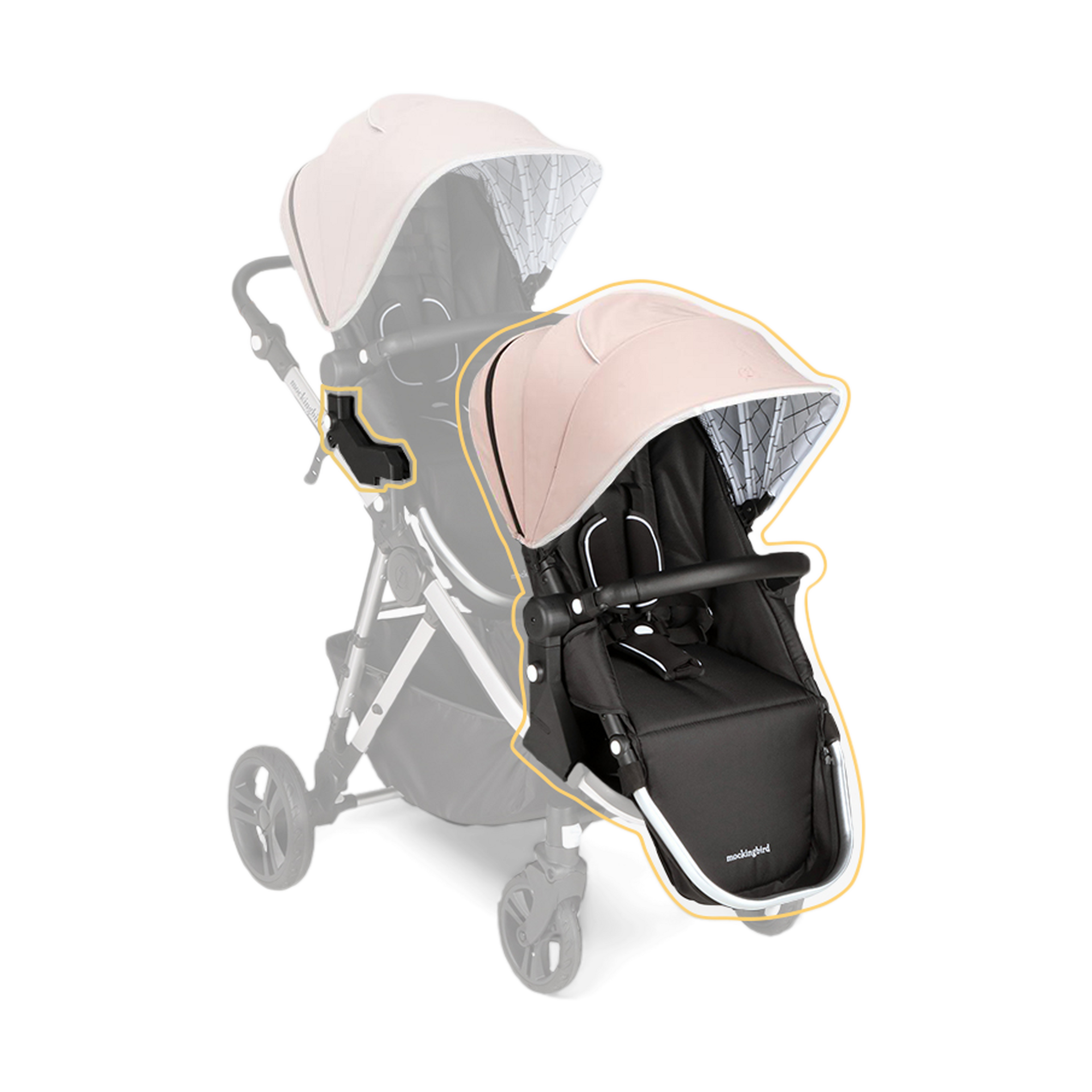 Thumbnail of Bloom/Windowpane Canopy With Black Leather (2020)