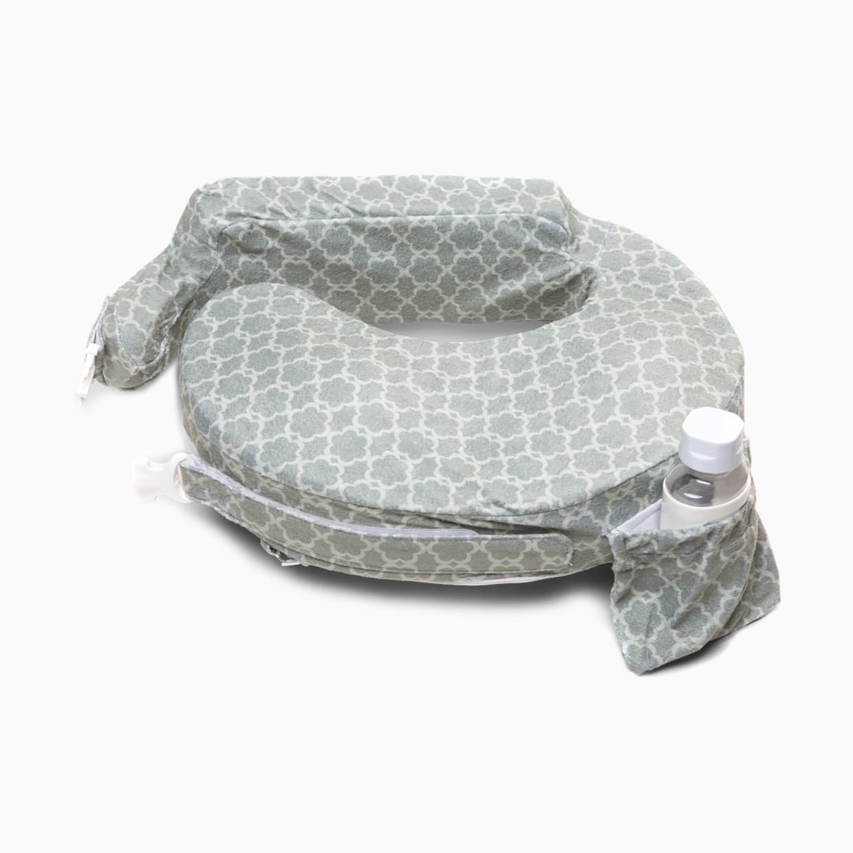 My Brest Friend Deluxe Nursing Pillow - Flower Key Gray.