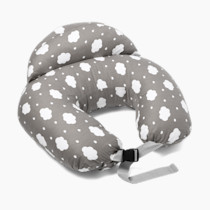 Momcozy Nursing Pillow for Breastfeeding, Original Plus Size Breastfeeding Pillows for More Support for Mom and Baby, with Adjustable Waist Strap and Removable Cotton Cover, Grey