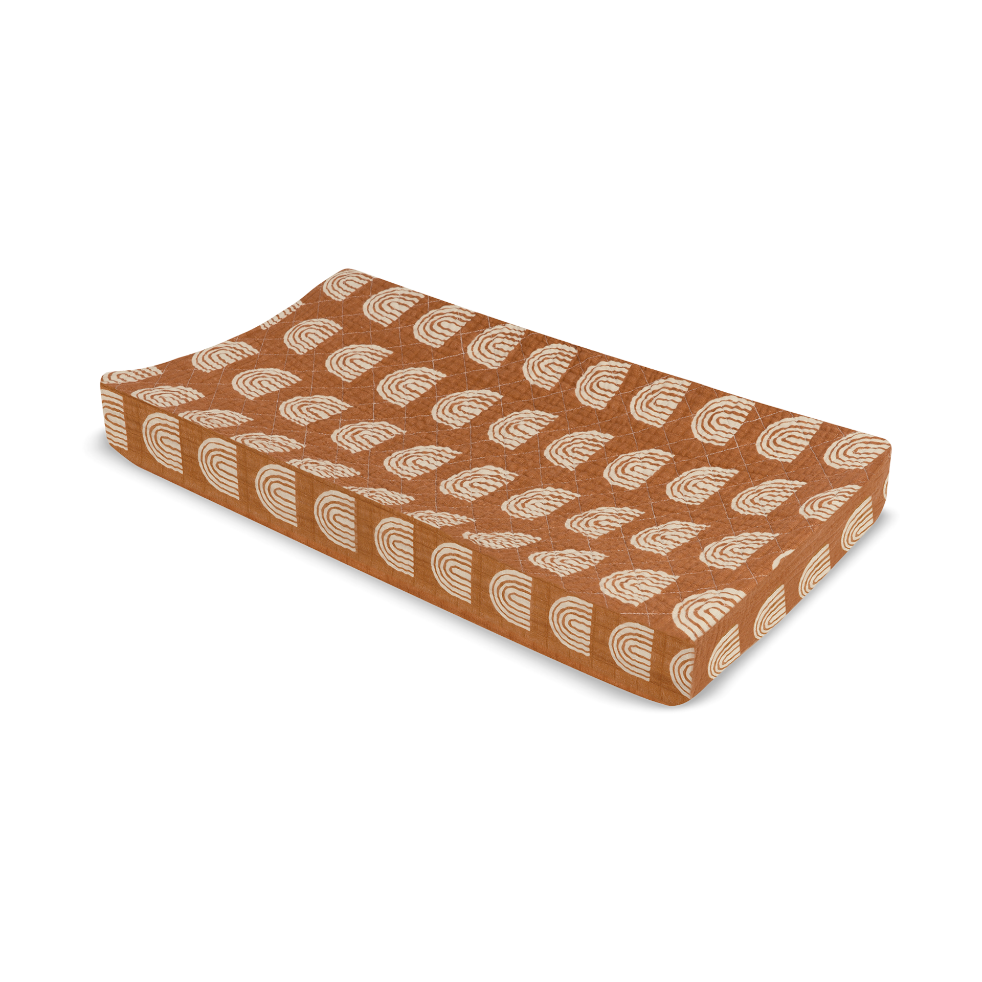 babyletto Quilted Changing Pad Cover in GOTS Certified Organic Muslin