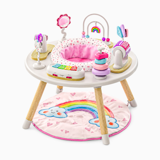 Little Acorn 4-in-1 Montessori Inspired Wooden Activity Center & Table.