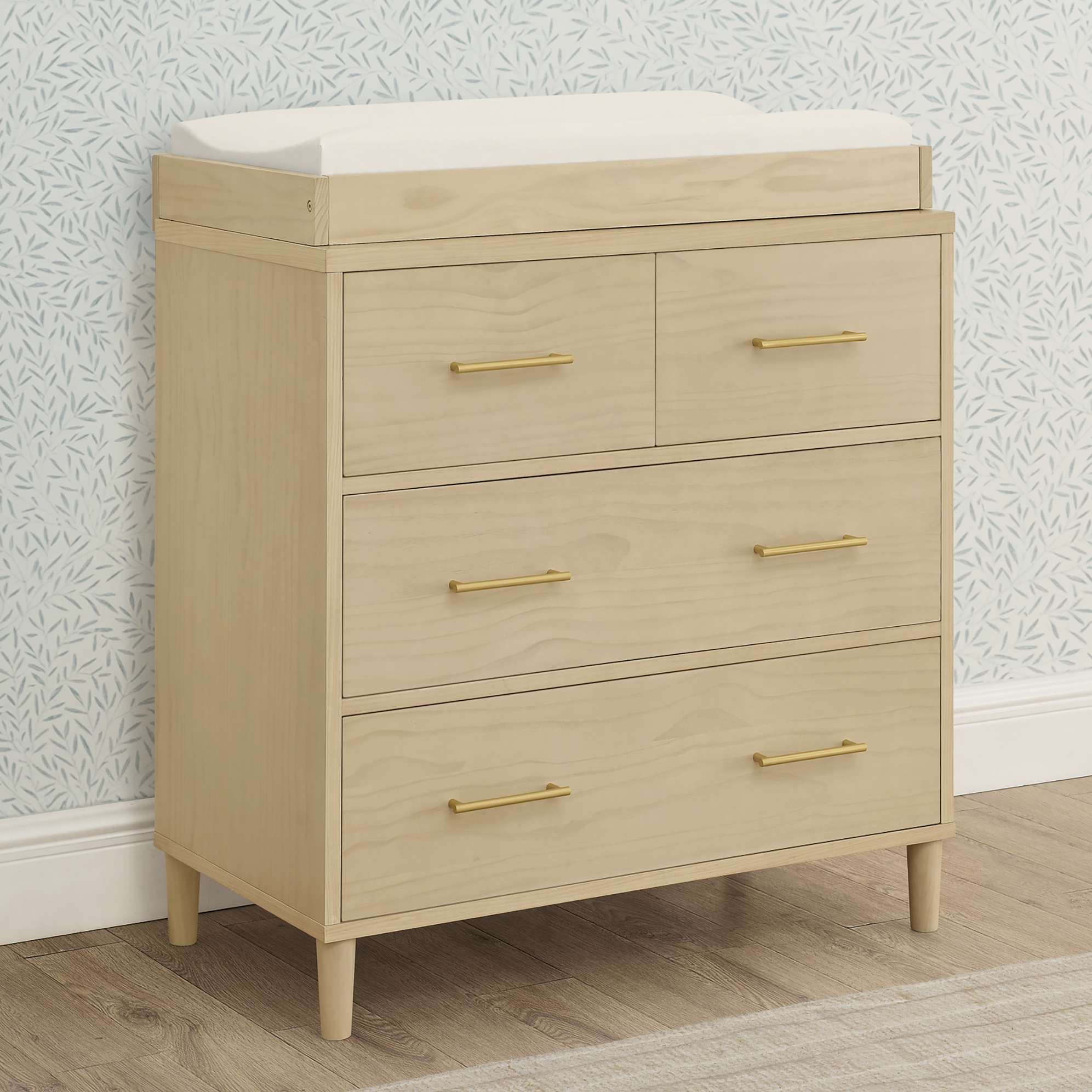 Delta Children Classic 4 Drawer Dresser With Changing Top - Antique White.