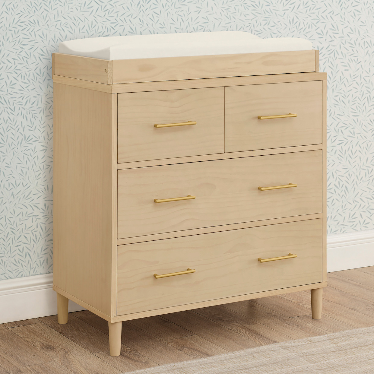 Delta Children Classic 4 Drawer Dresser With Changing Top - Antique White.