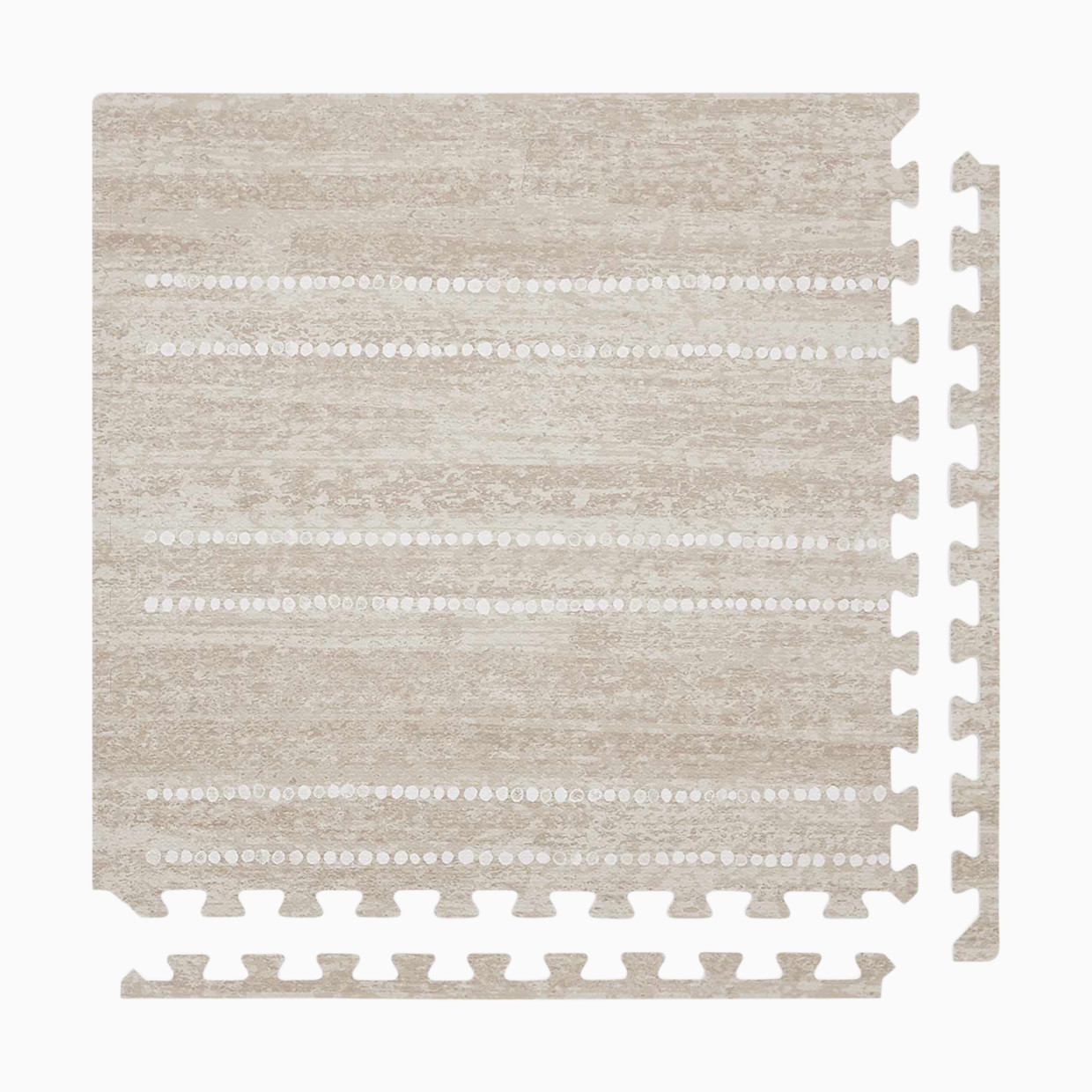 House of Noa Little Nomad Play Mat | Aspen - Dove, 4X8.