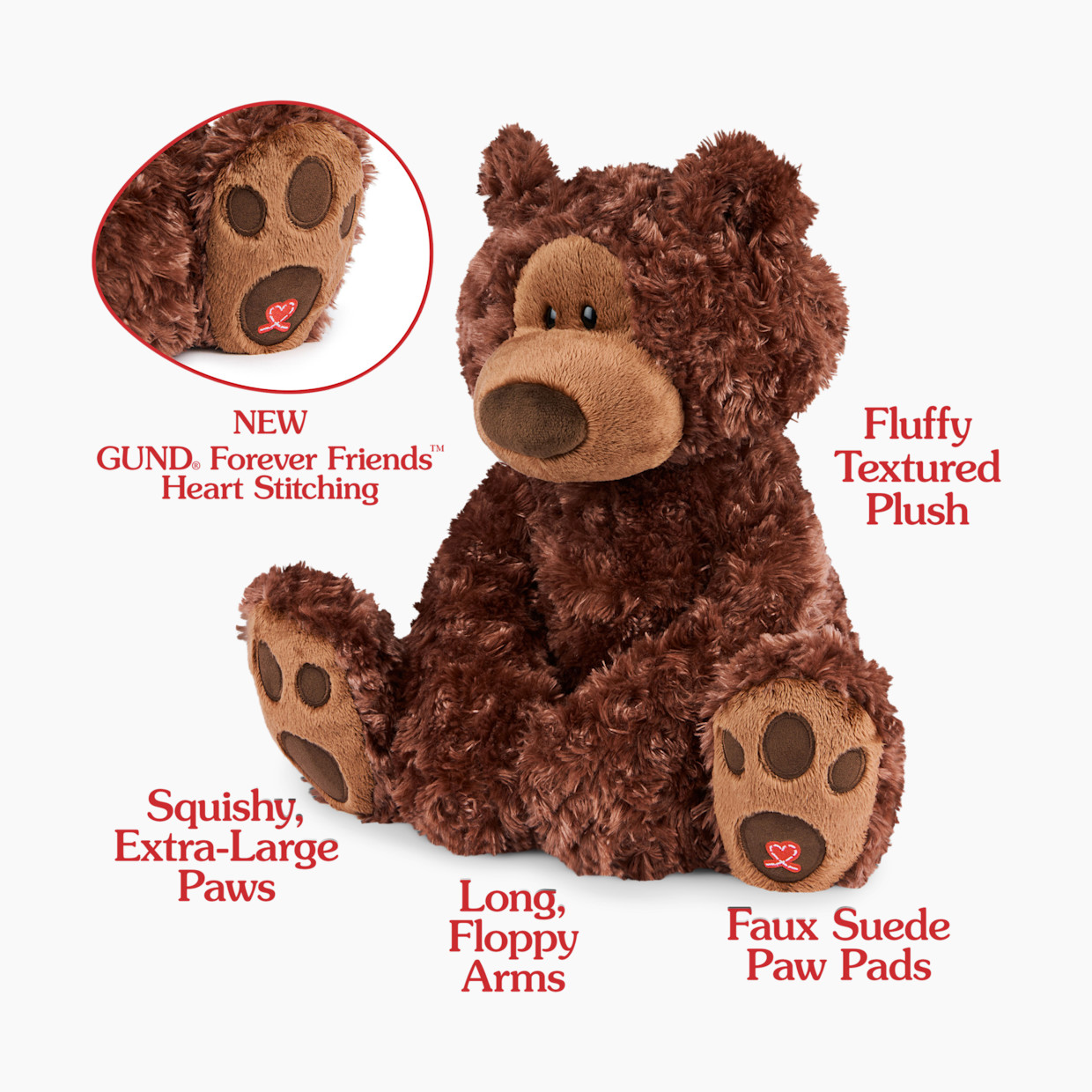 Gund Philbin Classic Teddy Bear.