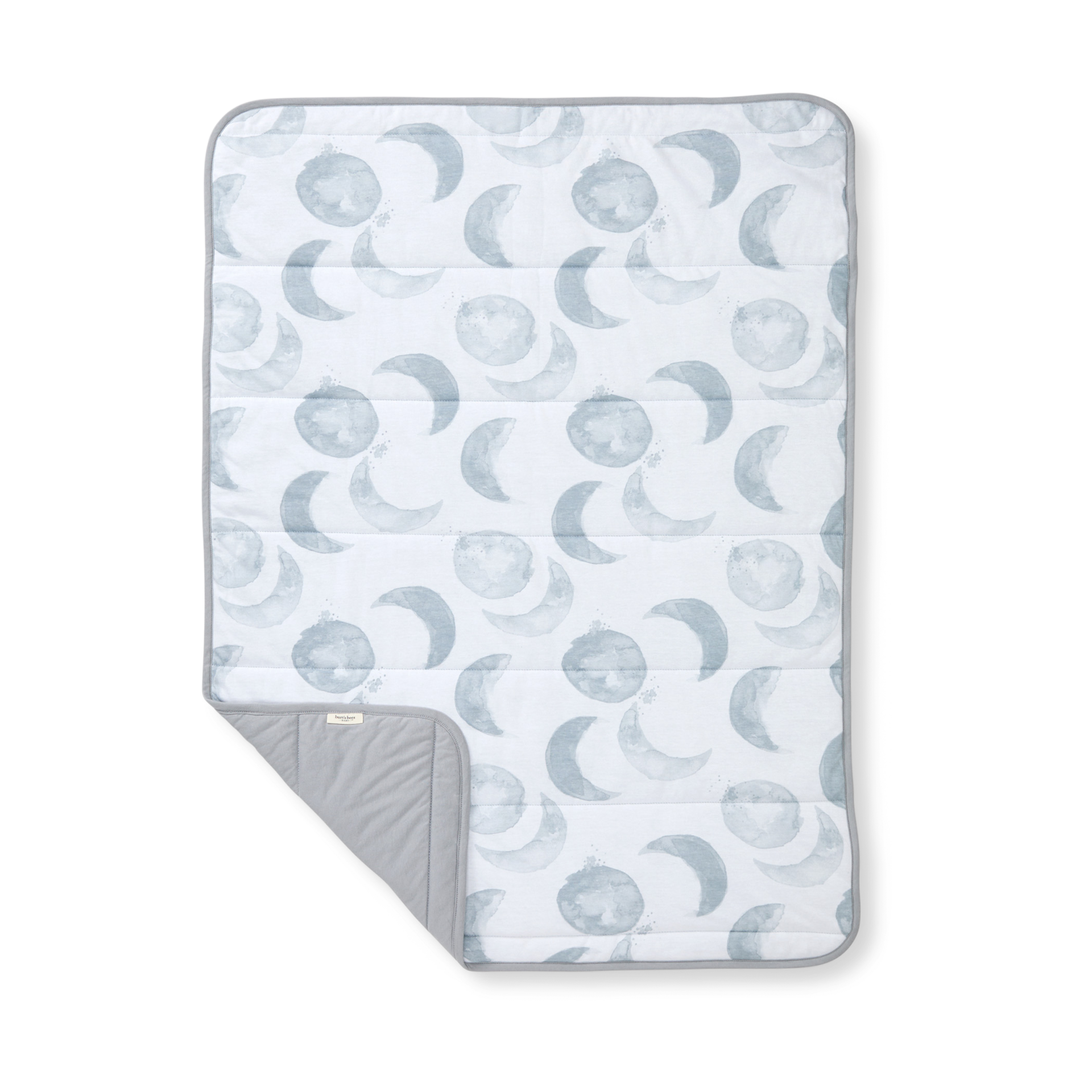 Burt's Bees Baby Reversible Organic Cotton Jersey Knit Blanket.