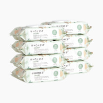 The Honest Company Clean Conscious Multi-Use Wipes | Hypoallergenic + Unscented for Sensitive Skin | Over 99% Water, Compostable, Plant Based, Baby Wipes | Geo Mood, 576 Count